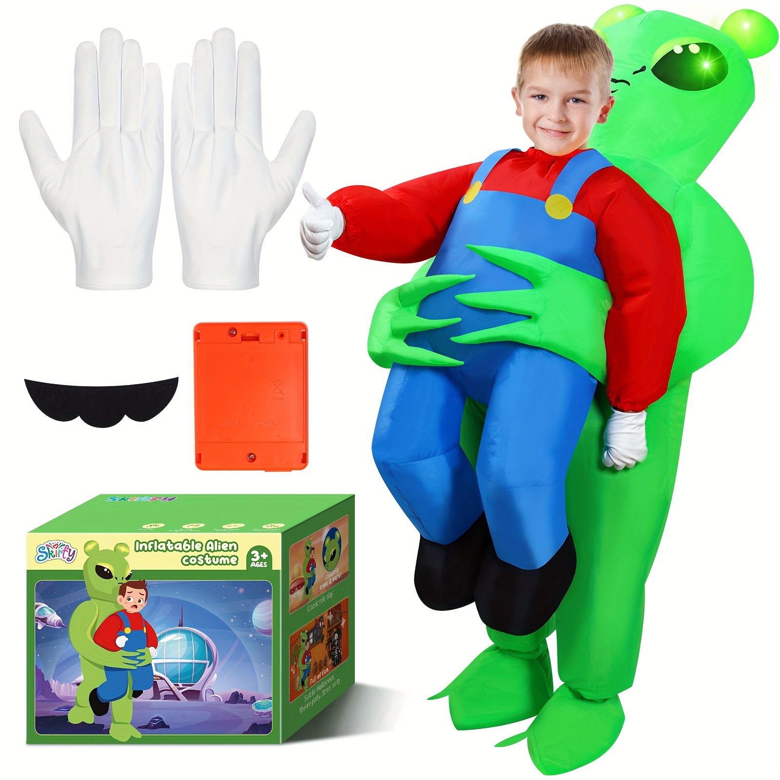 

Inflatable For Kid, Halloween Costumes, Boys Gloves , For Kids 10-12,
