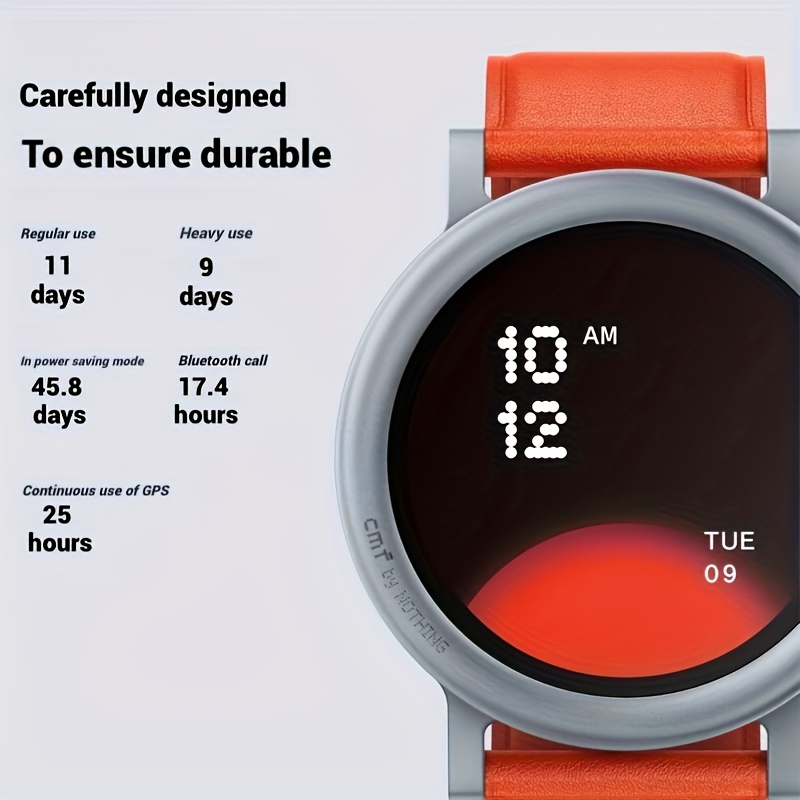 88 scenes   cmf  2 smartwatch featuring a 1 32 amoled display 11 day   wireless calls with ai noise reduction and   gps 5