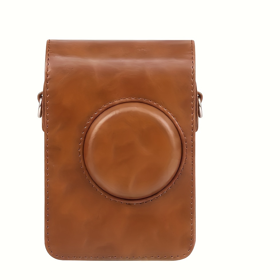 TEMU A Mini Evo Camera Bag Made Of Synthetic Faux Leather With A High-end Design, Serving As A Protective Case For The Camera