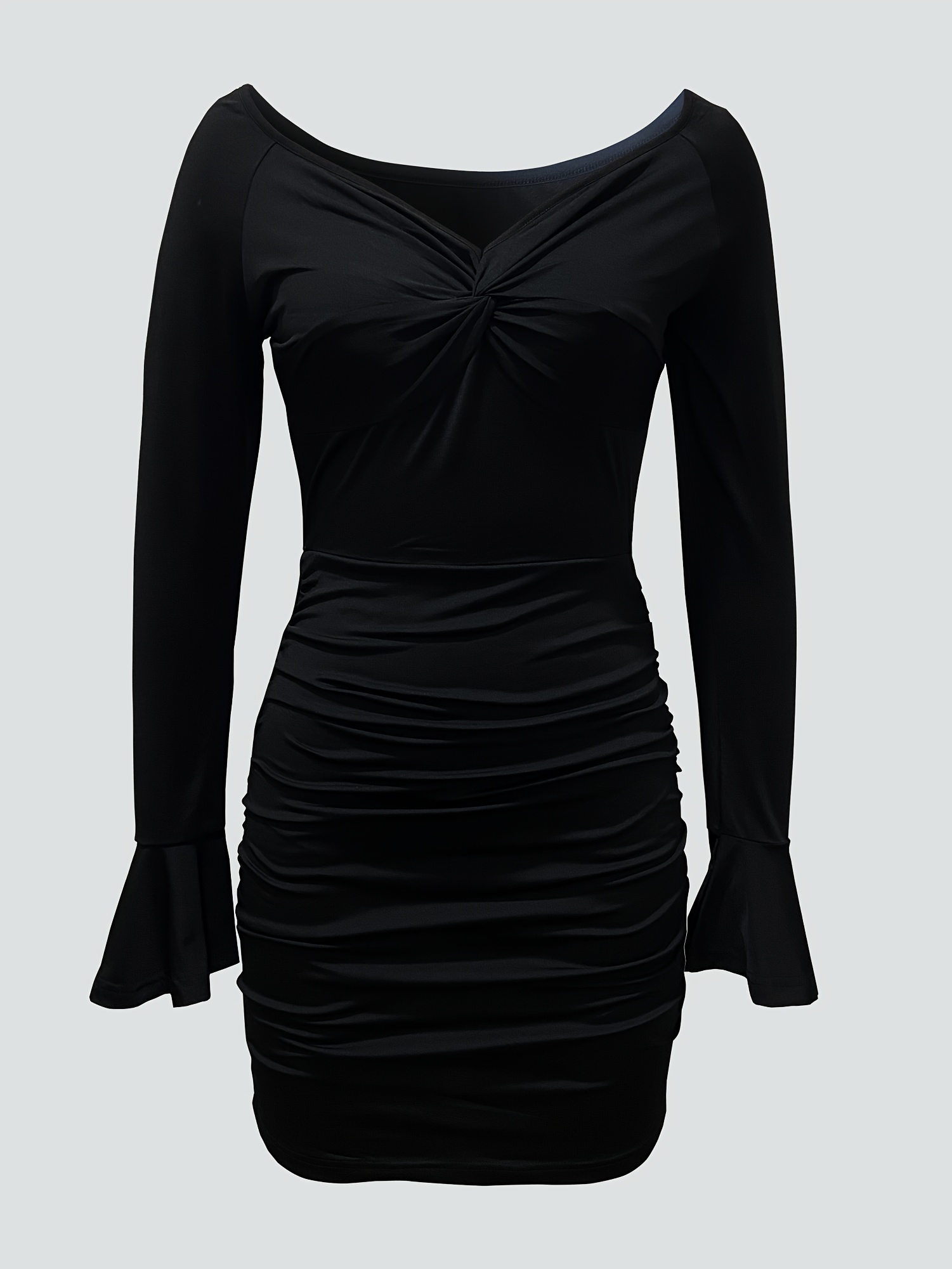 white christmas dresses Eloise Dress | Black Gabardine Dress