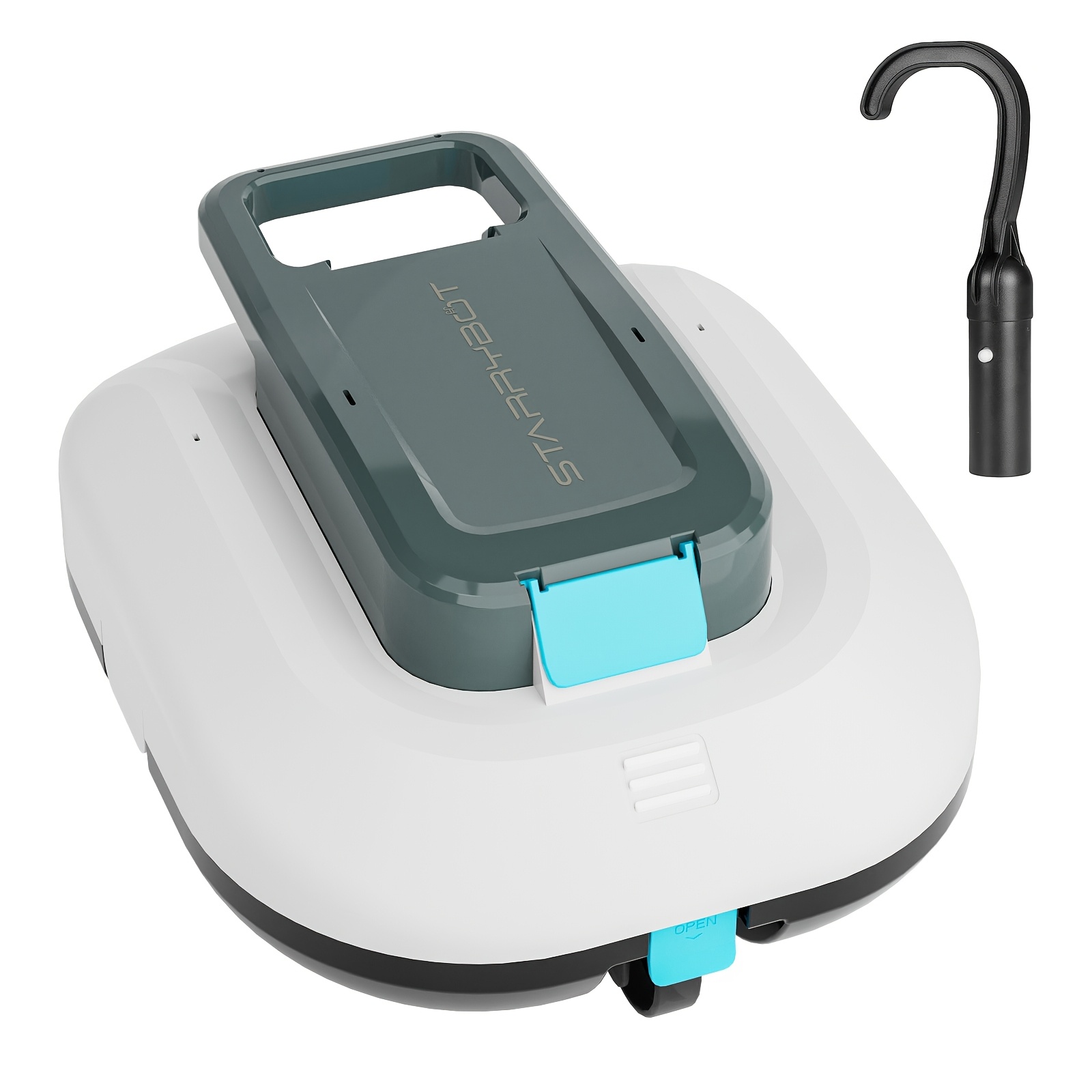 Smart Led Indicator Light, Rating Ipx8, Pool Cleaning Robot Suitable For Above-ground Pools With An Area Not Exceeding 900
