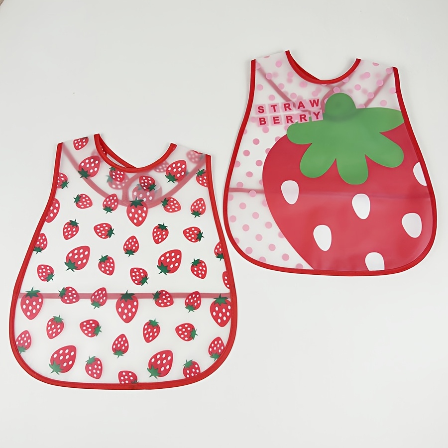 2pcs 's Feeding Bibs - Double Layer, Used For 's Feeding, Washing, Playing, Painting, Etc., Soft, Suitable For 6-36 Months