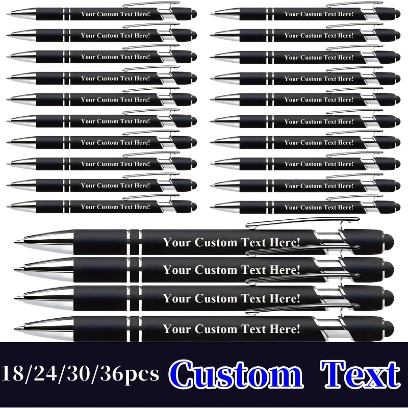 

Customizable Metal Ballpoint Pen Set - School & Office, Ideal Gift For Teens & Adults, Multiple Colors , Medium Point, Retractable Closure