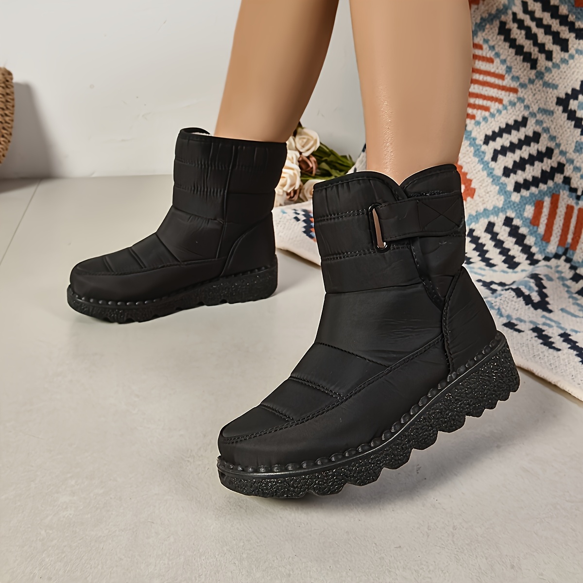 womens   calf boots suitable for all   lined with plush for added   and thickness   lightweight casual   calf boots are comfortable trendy and fashionable       dates and daily wear Product details 4