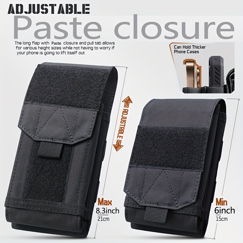 IronSeals Pochette Tactique Pour Téléphone Portable, Sac Banane Avec