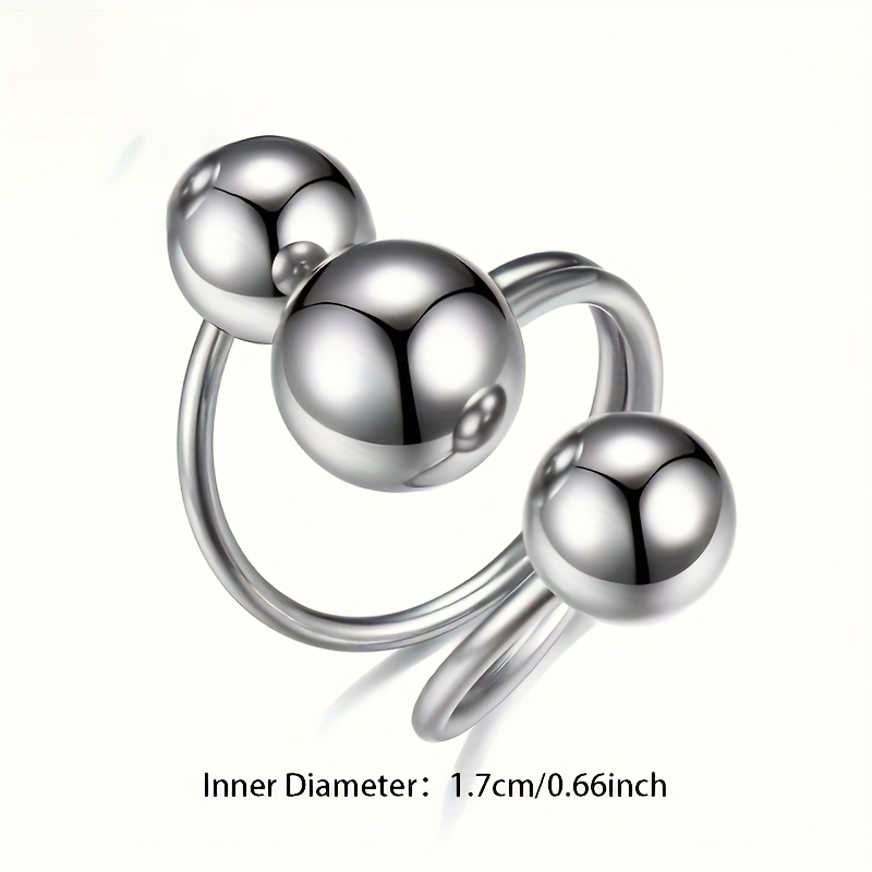 Minimalist Irregular Geometric Round Statement Ring, Festivals