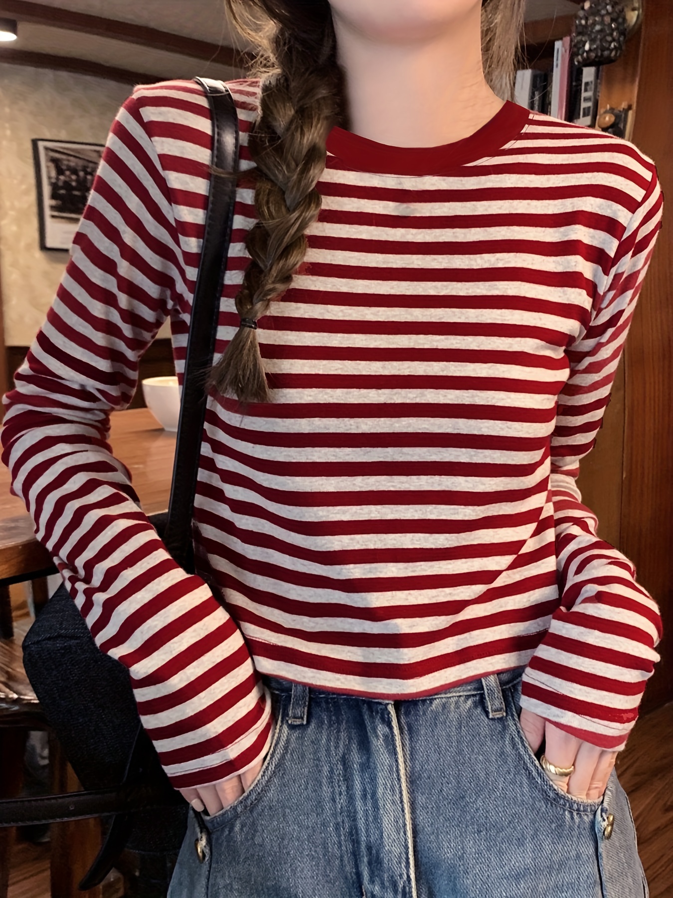 Red Striped Shirt - Temu