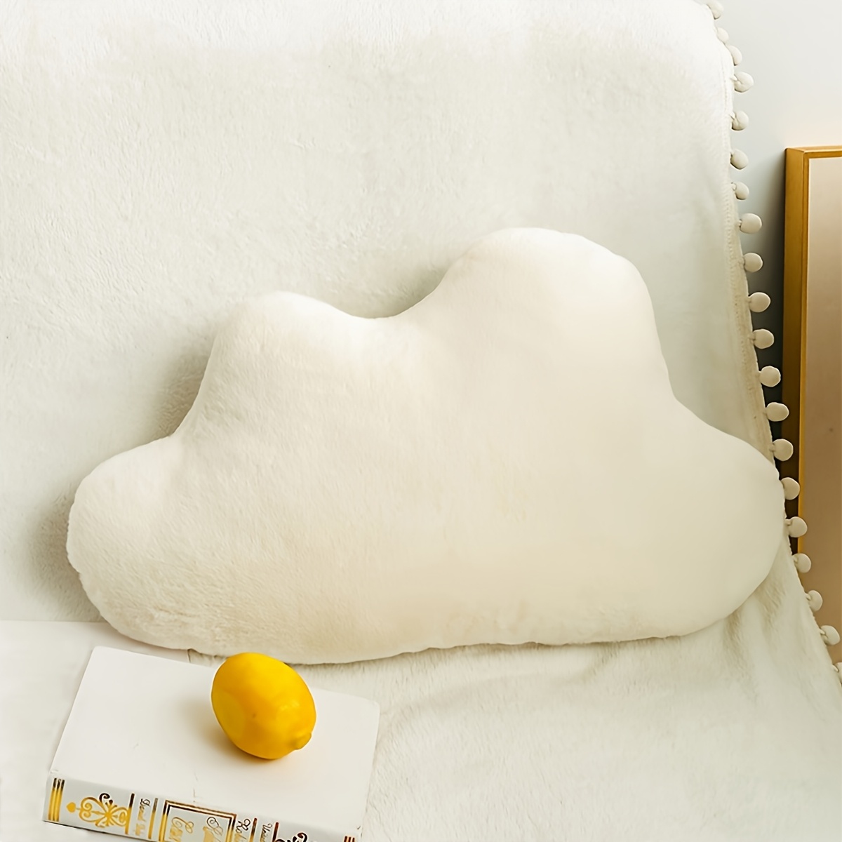 Nordic-style Decorative Cushions For Sofas, Beds, And Chairs, Featuring Cloud Shapes, Perfect For A Touch Of Whimsy