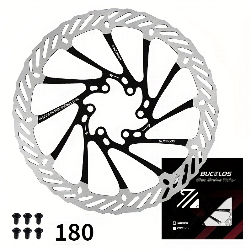 Image of Bucklos Bicycle Disc Brake Rotor G3cs 160/180/203mm Durable Bike Hydraulic Brakes Rotor High Strength Hydraulic Brakes Mtb