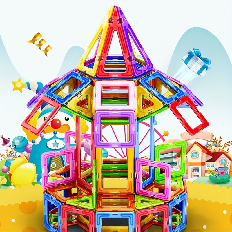 Large Magnetic Building Blocks for Education