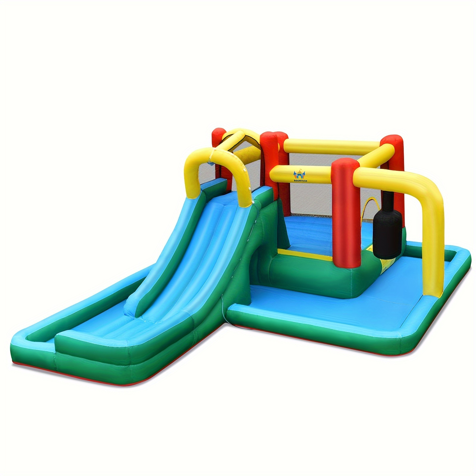 

Slide Water Park Climbing Bouncer Pendulum Tunnel Game Without Blower