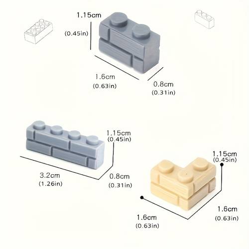 classic bulk brick block base small wall bricks compatible major wall bricks 1x2 1x4 additions masonry profile brick wall blocks building bricks