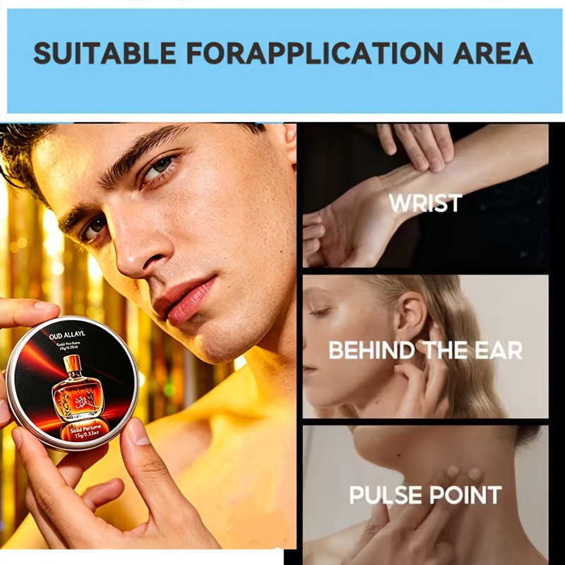 Luxury Dubai Arabian Perfume Stick for Men & Women, Cedarwood Cologne