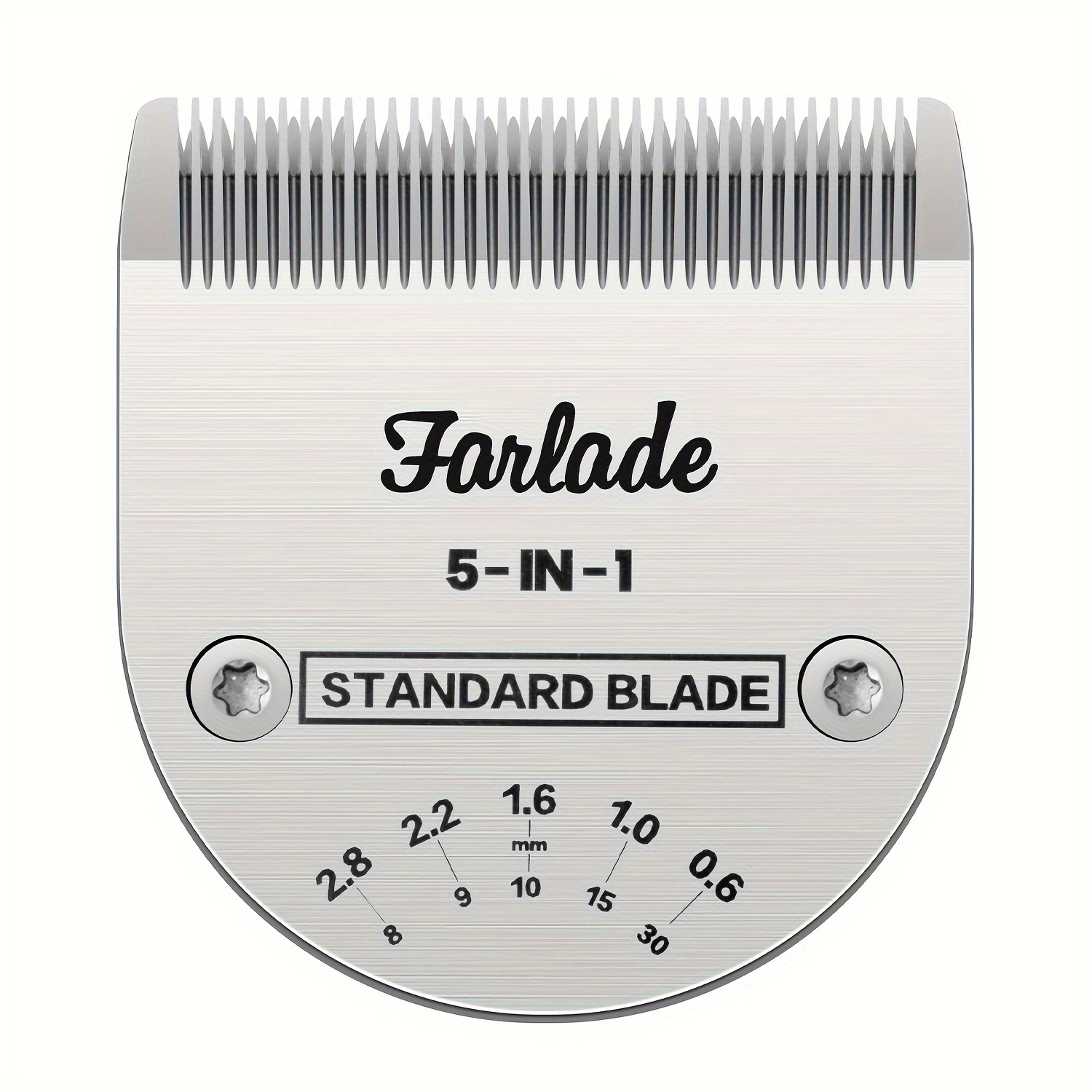 Image of Farlade Professional Animal Adjustable Pet Dog Grooming Clipper Blade Compatible With Professional Animal Blade , , Chromado, Creativa, Figura, And Motion Pet, Dog, And Horse Clippers
