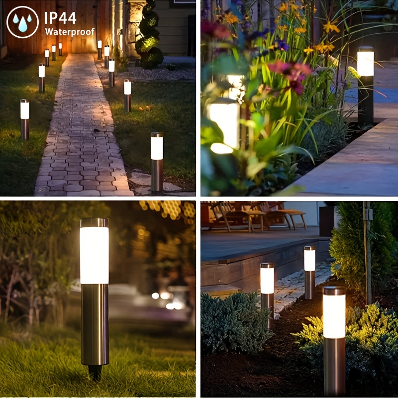 

2pcs - Led Lawn - Stainless Steel, For , , , Decor