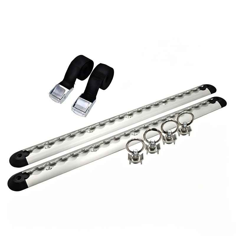 Image of 1 Set Rv Gas Cylinder Rail Bracket, Suitable For Rv Trailer , Rv Gas Cylinder Bracket Kit