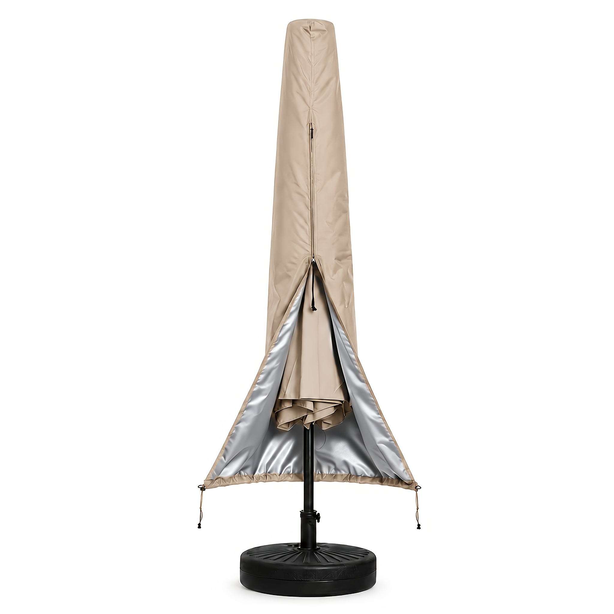 TEMU Housse de parasol de jardin , 74.8 X 19.69 pouces, Housse de parasol d'extérieur, avec fermeture éclair et cordon de serrage, Convient aux