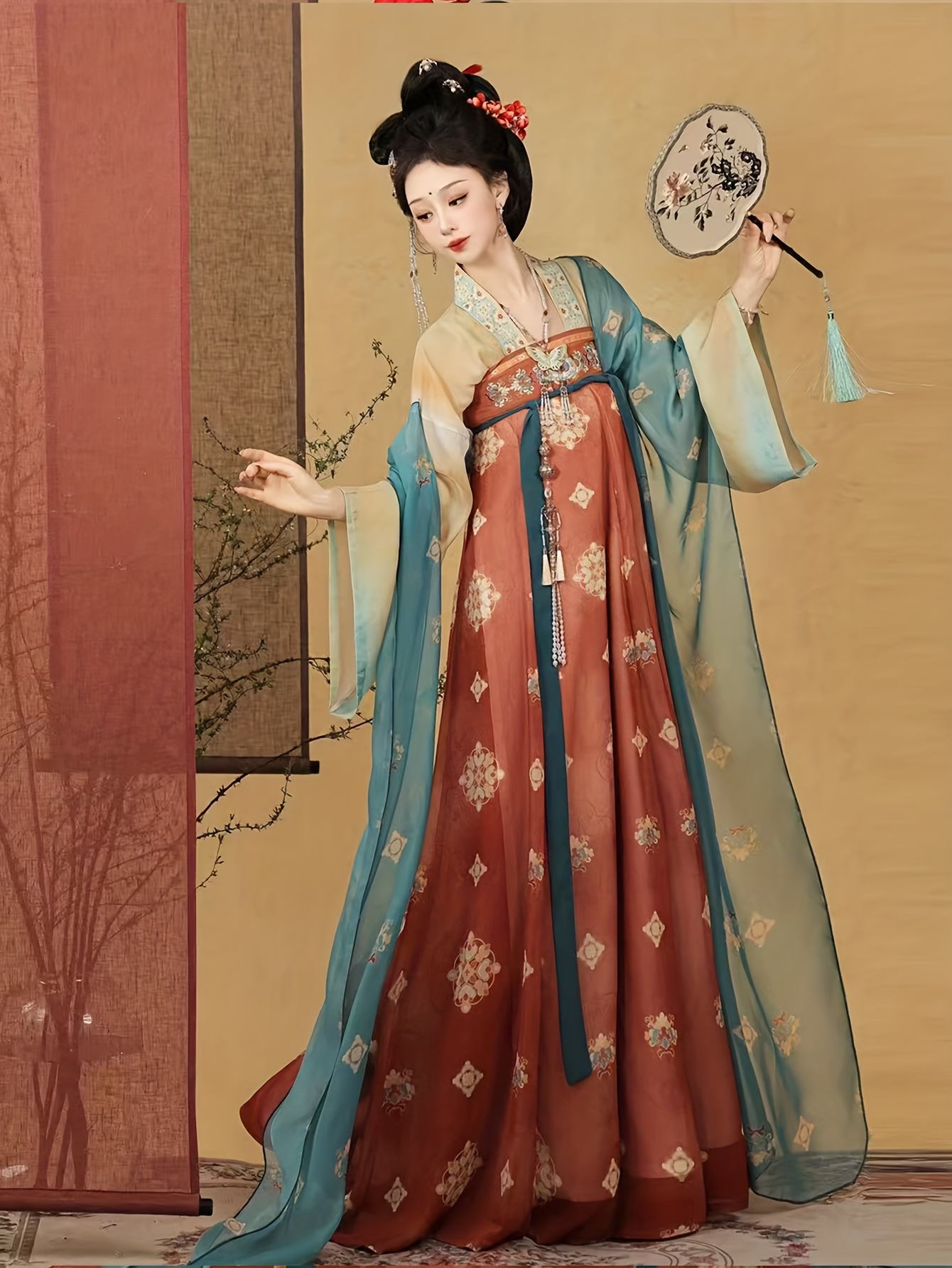 tang dynasty hanfu sold on Temu Canada