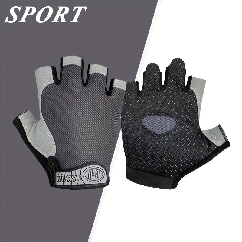 A Pair of Unisex Sports and Fitness Gloves, Non-slip, Breathable, Comfortable, Suitable for Outdoor Sports and Casual Wear