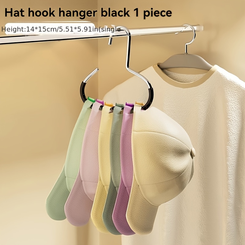 1pc new hat hanger hat storage     hanger can   top hats   wardrobe inner hanging baseball cap sling home multifunctional hanging hat display rack   no hook