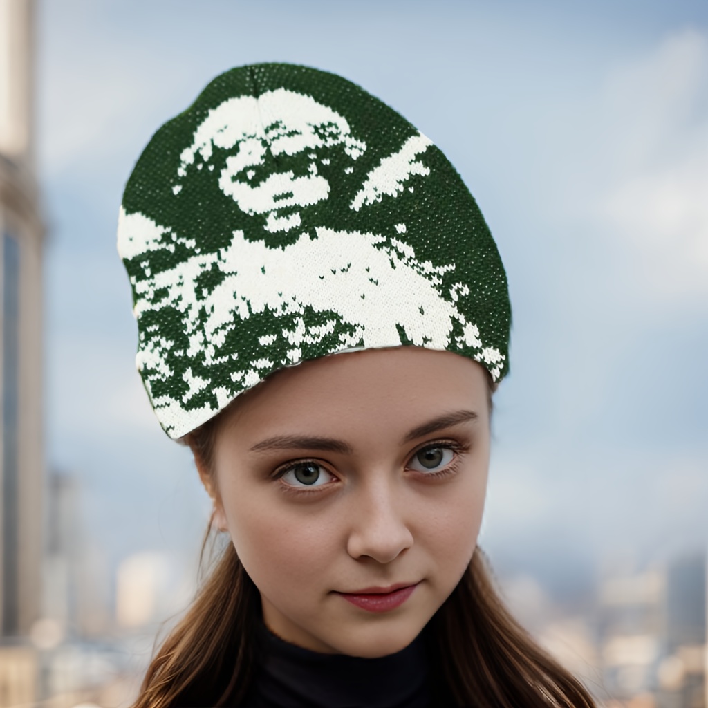 angel fashion unisex classic jacquard edgeless cap - Temu