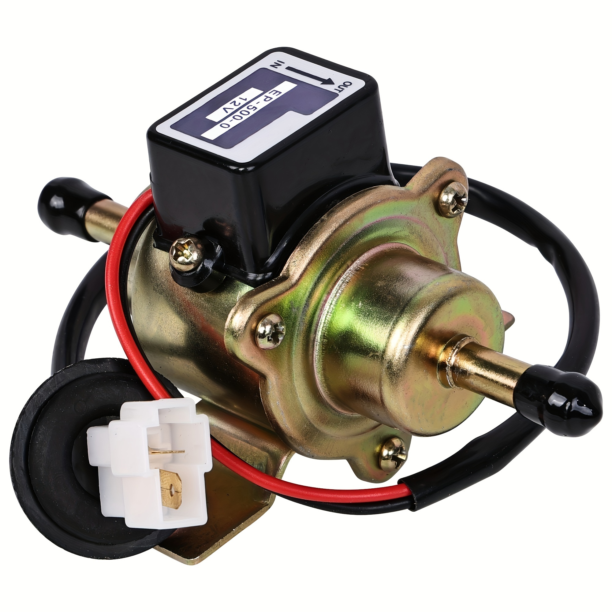 

12v Ep-500 Universal Pump - Compatible With Japanese Car Series, Metal Heavy-duty For Motorcycles, , Trucks, Boats - & Diesel Engines Rate Performance