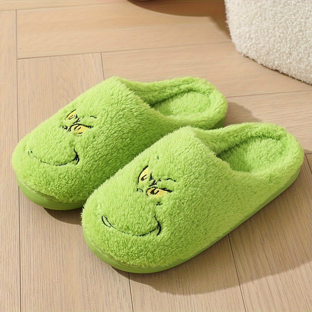 

1 Christmas Slippers For Women And Men - Eva , Fluffy -on Footwear