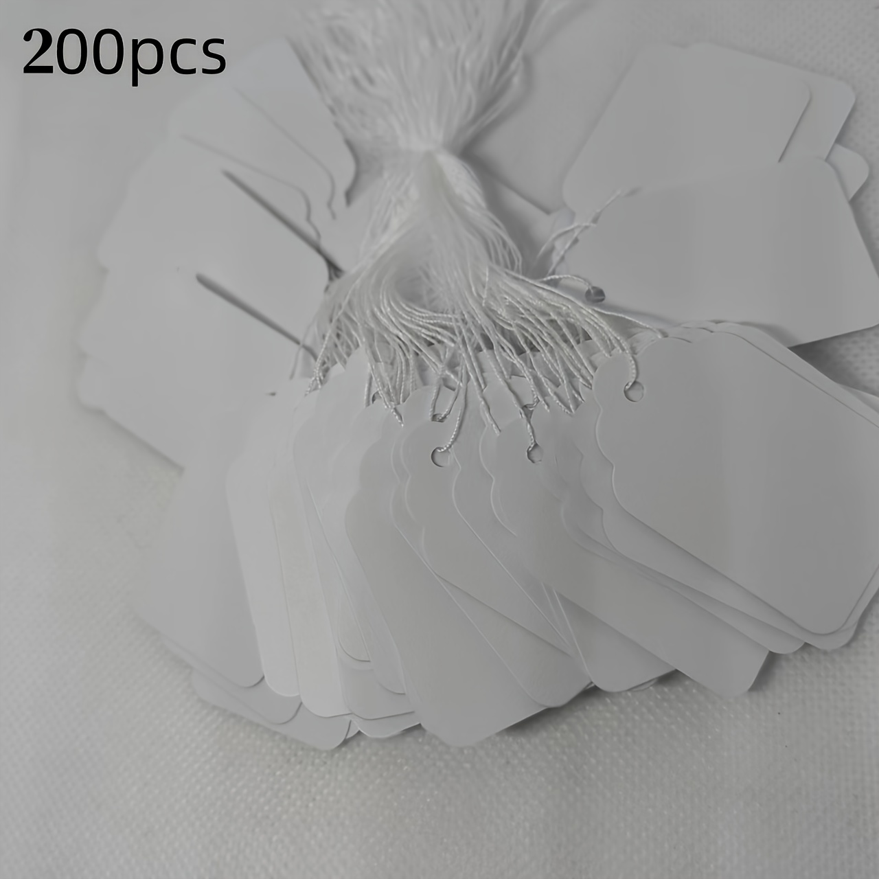 E-shop 200 Stück Preisschilder, leicht beschriftbar, leere Preisaufkleber für vielseitige Produkte, Papieretiketten für Hochzeitsfeiern,