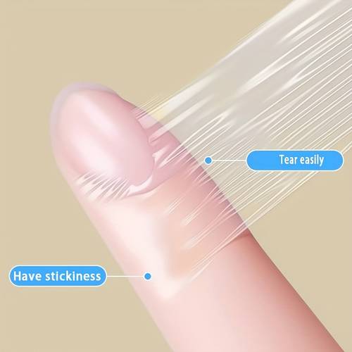 3 roll transparent self wrap tape pu material portable finger and toe protection prevents water entry tightly wraps for showering on injured areas