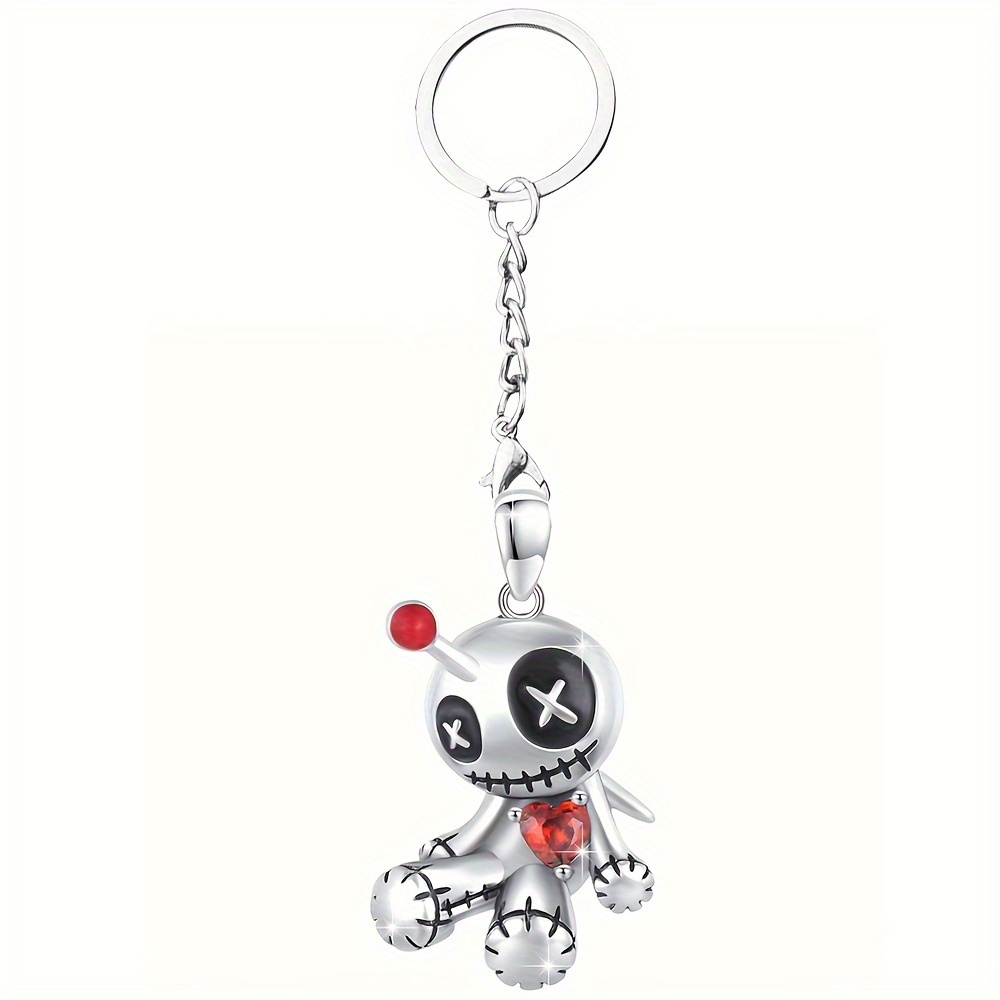 

1pc Metal Keychain Car Keychain Bag Decoration Pendant Holiday Gift