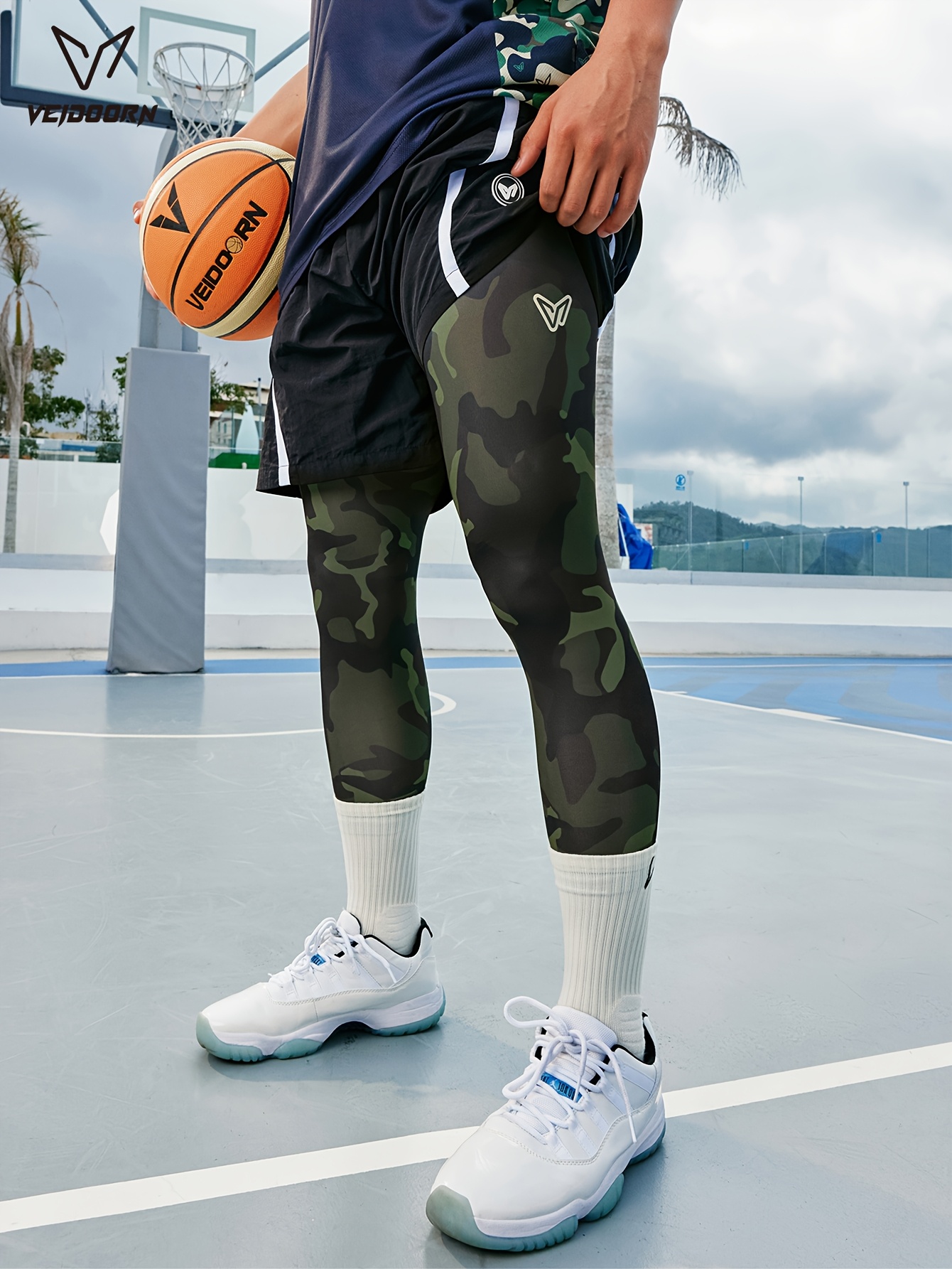 mens compression running leggings high Temu Australia