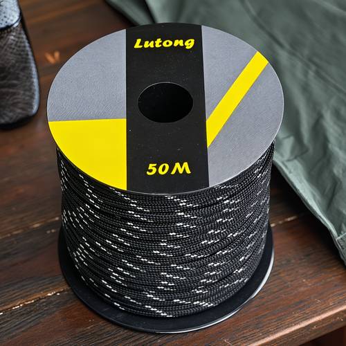 50m 30m multifunctional nylon rope high stability wear resistant and durable suitable for household use drying clothes decoration outdoor camping tent setup and bundling items