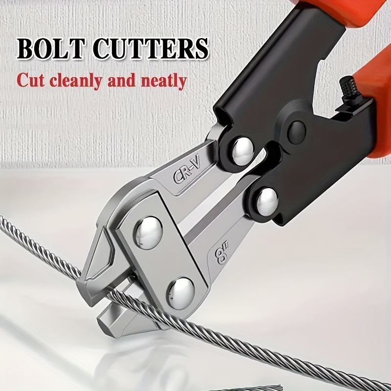 

8 Inch Multi-functional Wire Cutters - High Hardness, More Powerful, Bang! Cut Easily - Industrial Grade, Carbon Steel, Non-folding, Oil-rubbed Finish