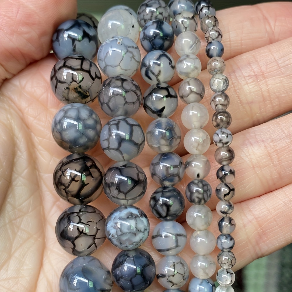 TEMU Perles de galette de et blanc naturel AAA de haute qualité, perles rondes de naturelle de 8 mm, adaptées à la fabrication de bijoux faits à ,