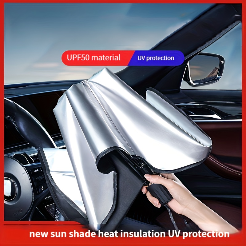 

Car Sunshade Heat Insulation Umbrella, Pad Sunshade Manual Umbrella