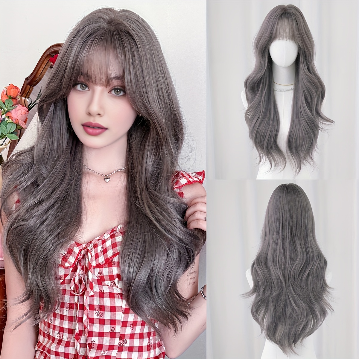 

7jhh Wigs Elegant Loose Curly Synthetic Wig For Women, High Density 150% Layered Heat Resistant Fiber, Cap, Universal Fit - , Parties & Halloween Costume - 28 Inches