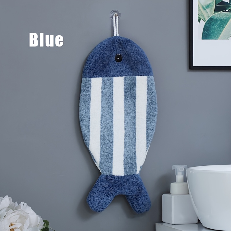 TEMU A Thick Coral Fleece Hand Towel Featuring A Cartoon , Soft And Absorbent, Perfect For Home Use, For Or Bathroom