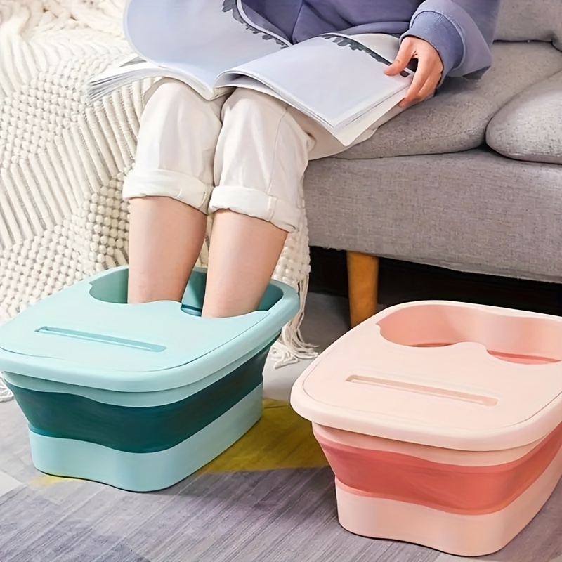 

Collapsible Foot Soak Bath Tub, Foldable Foot Spa Basin For Home Use, No Electricity Required, Foot Bathing Container