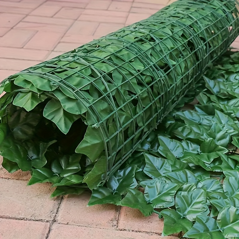 1 roll artificial ivy privacy screen faux greenery wall panel for outdoor garden home and room decor   christmas and aesthetic spaces for spring
