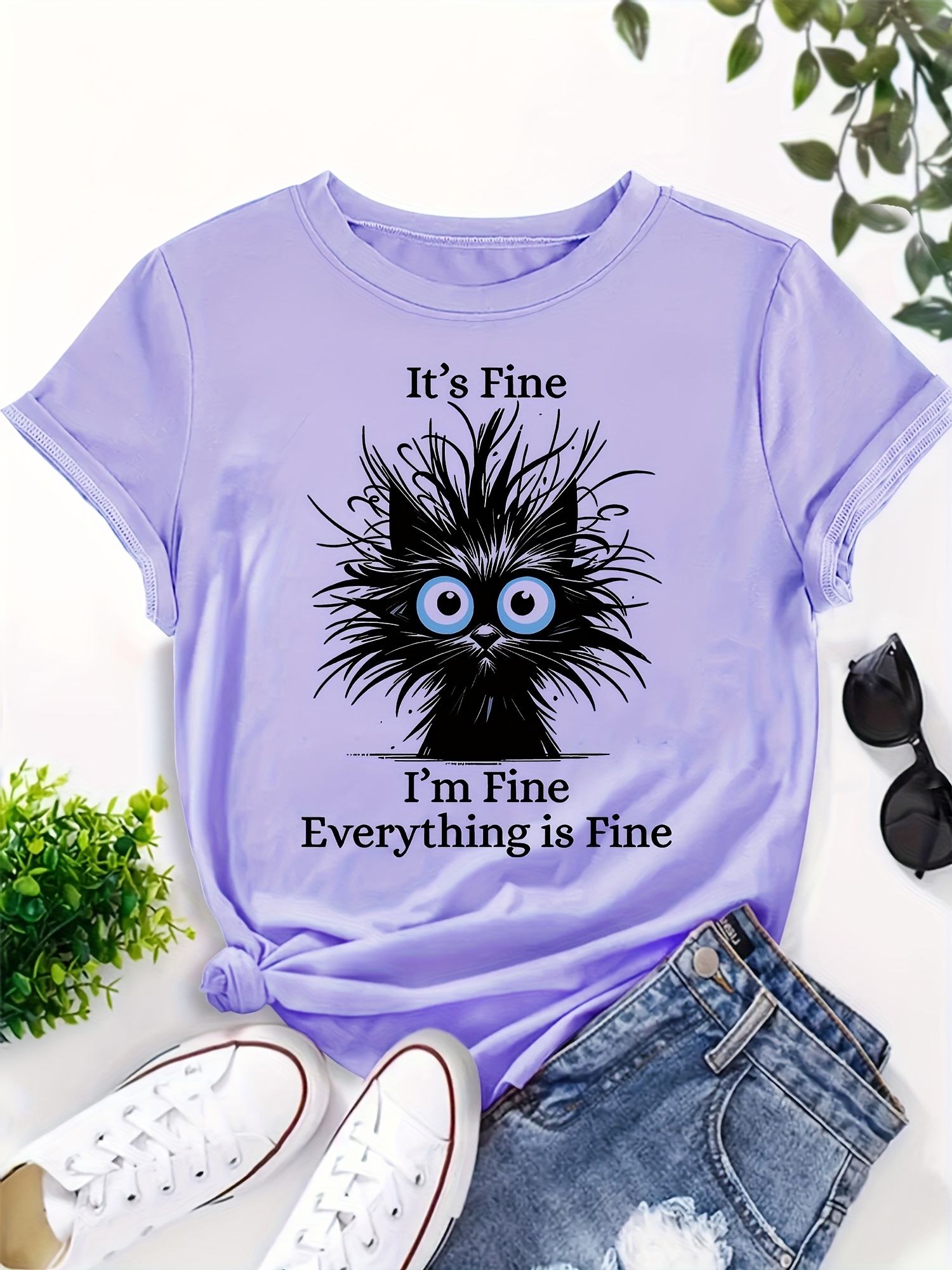 womens funny   graphic tee light blue casual everyday shirt with   quote soft breathable polyester top for women machine washable everyday outfits   tshirt whimsical design