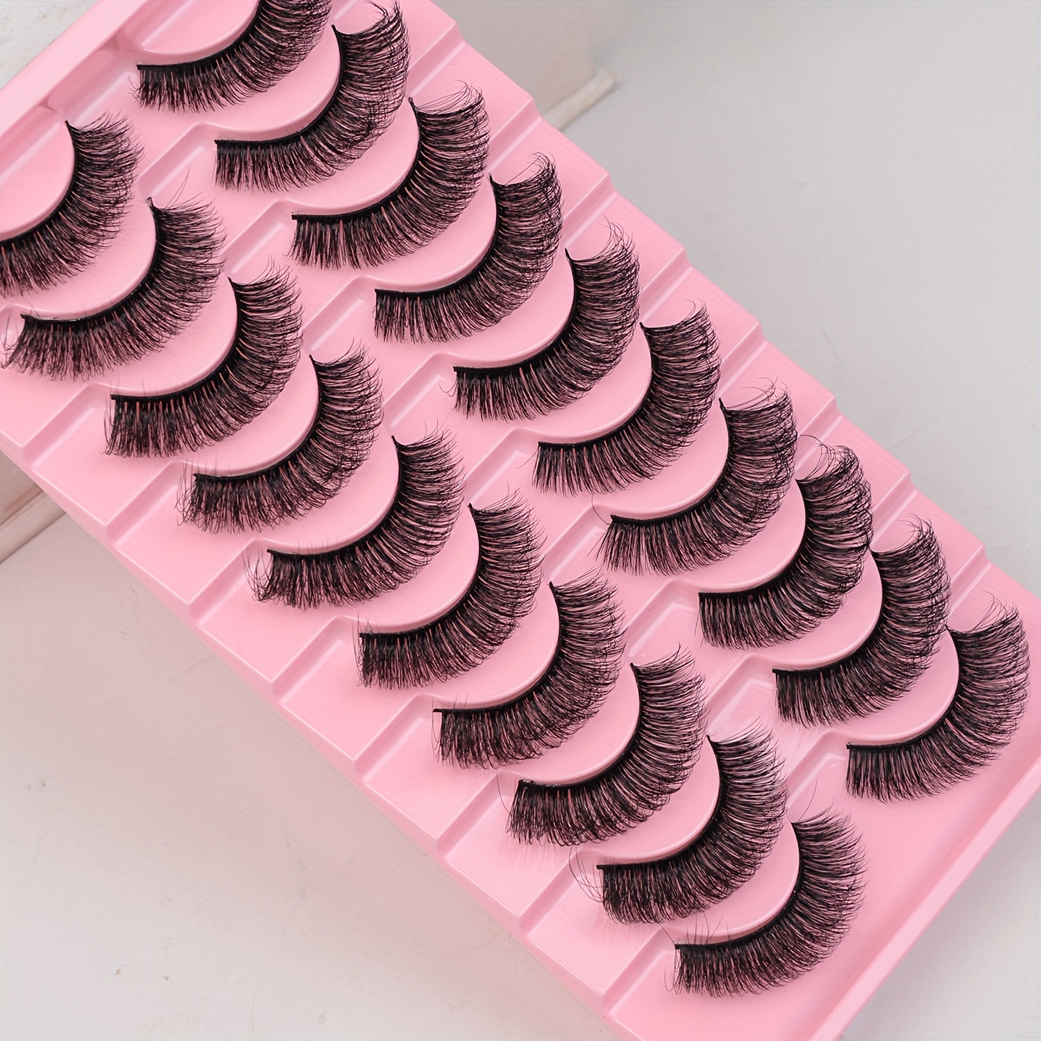 Image of 10 Pairs Of False Eyelashes, Thick Long Dramatic Lashes, 3d Mink Lashes, Full Strip Lashes For Makeup