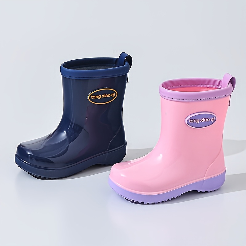 Zapatos de lluvia para niñas, zapatos de agua para en y tamaño  25-36, botas de lluvia para niños