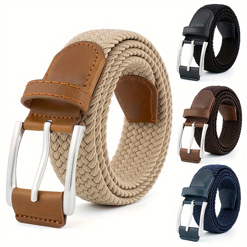 

Casual, Breathable Outdoor Nylon Canvas Belt With Zinc Alloy , Retro Braided Belt