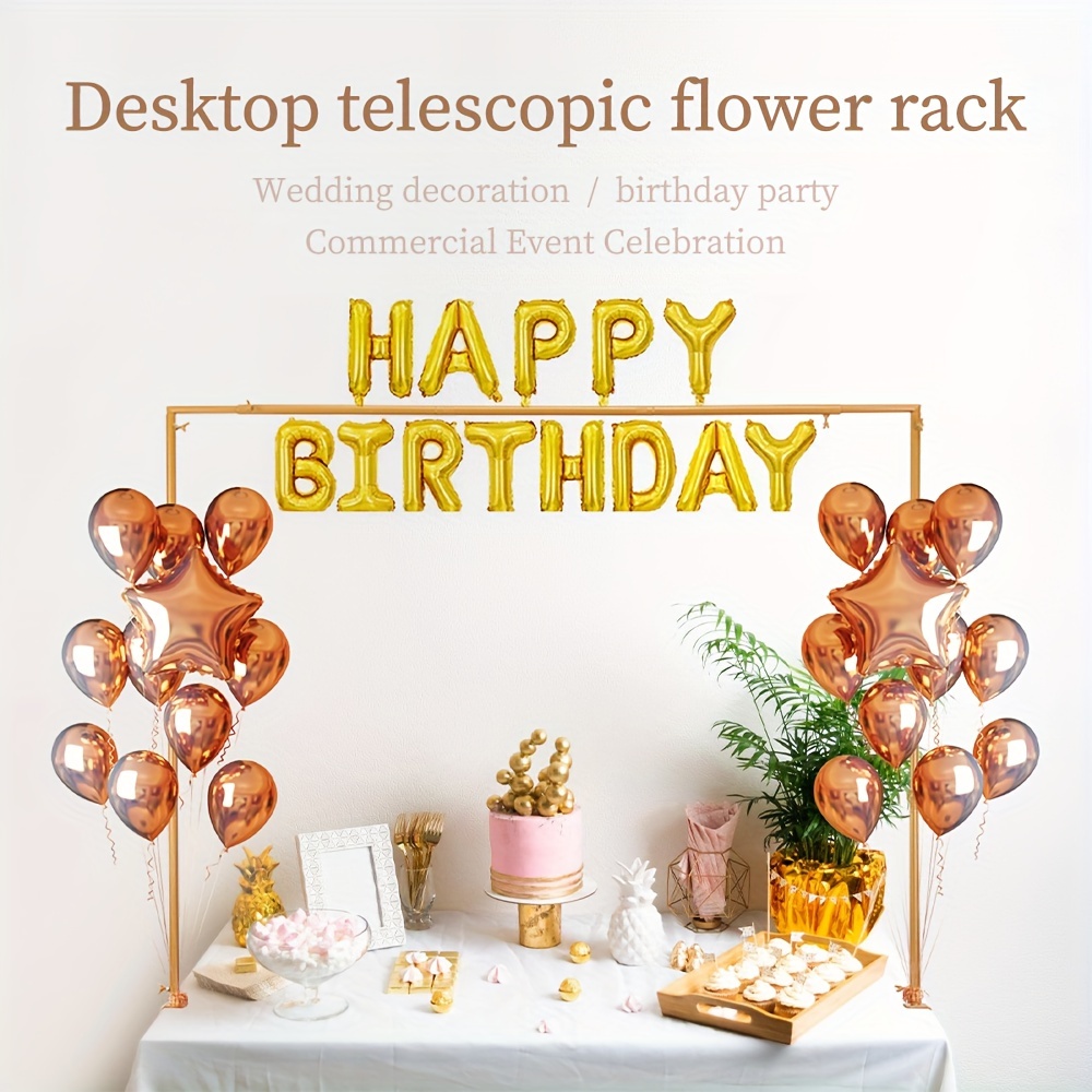 TEMU Table Pole Bracket With Clip, Arch Suspension Suitable For Wedding, Birthday, Party, Halloween, Christmas Decoration
