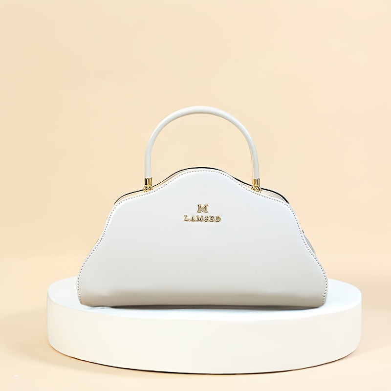 Fashionable Women's Shoulder Bag, Painted Cowhide Crossbody Bag with Adjustable Strap