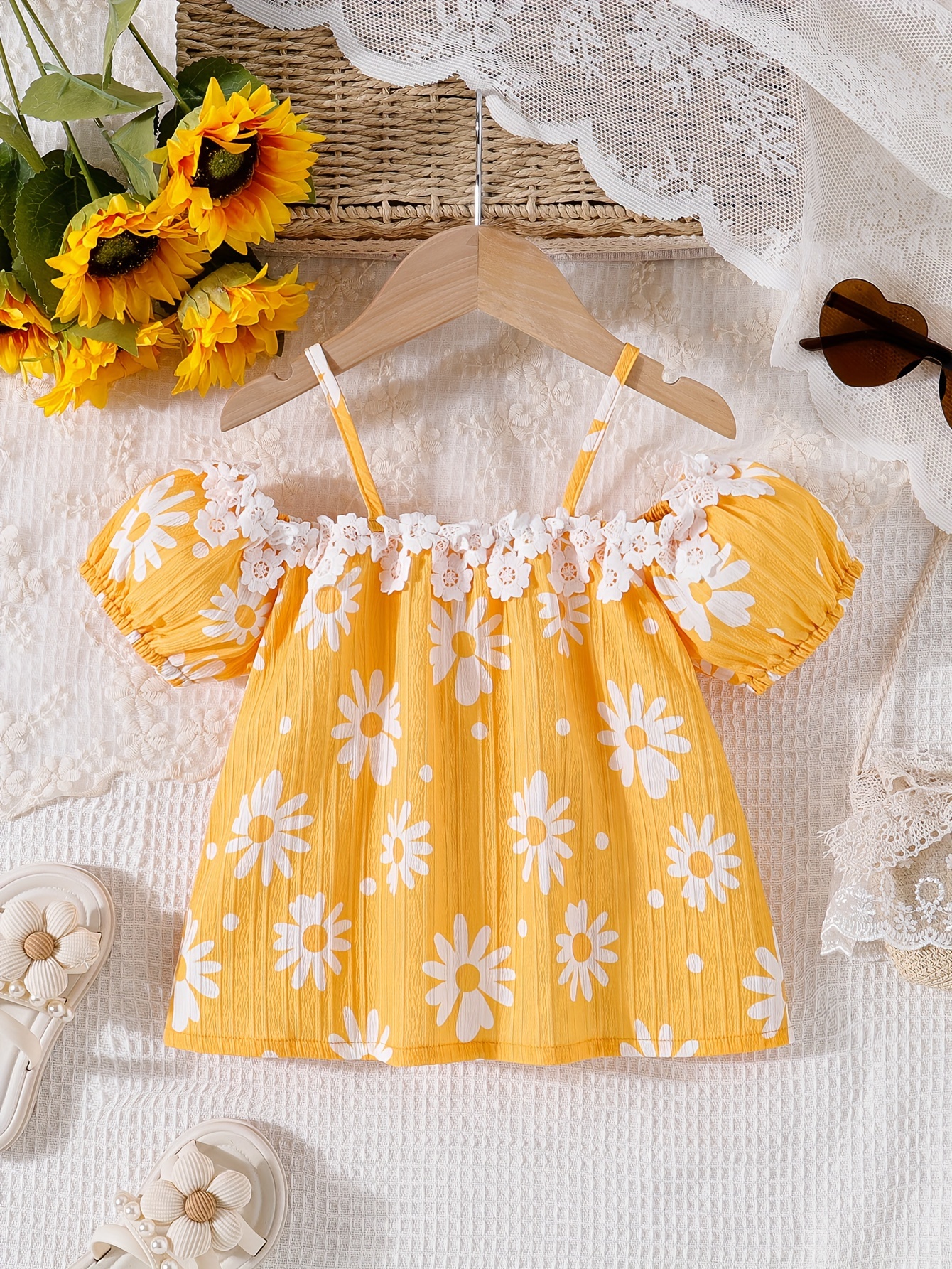 Blusas Bordadas Blusas De Girasoles Transparentes Blusa Verano