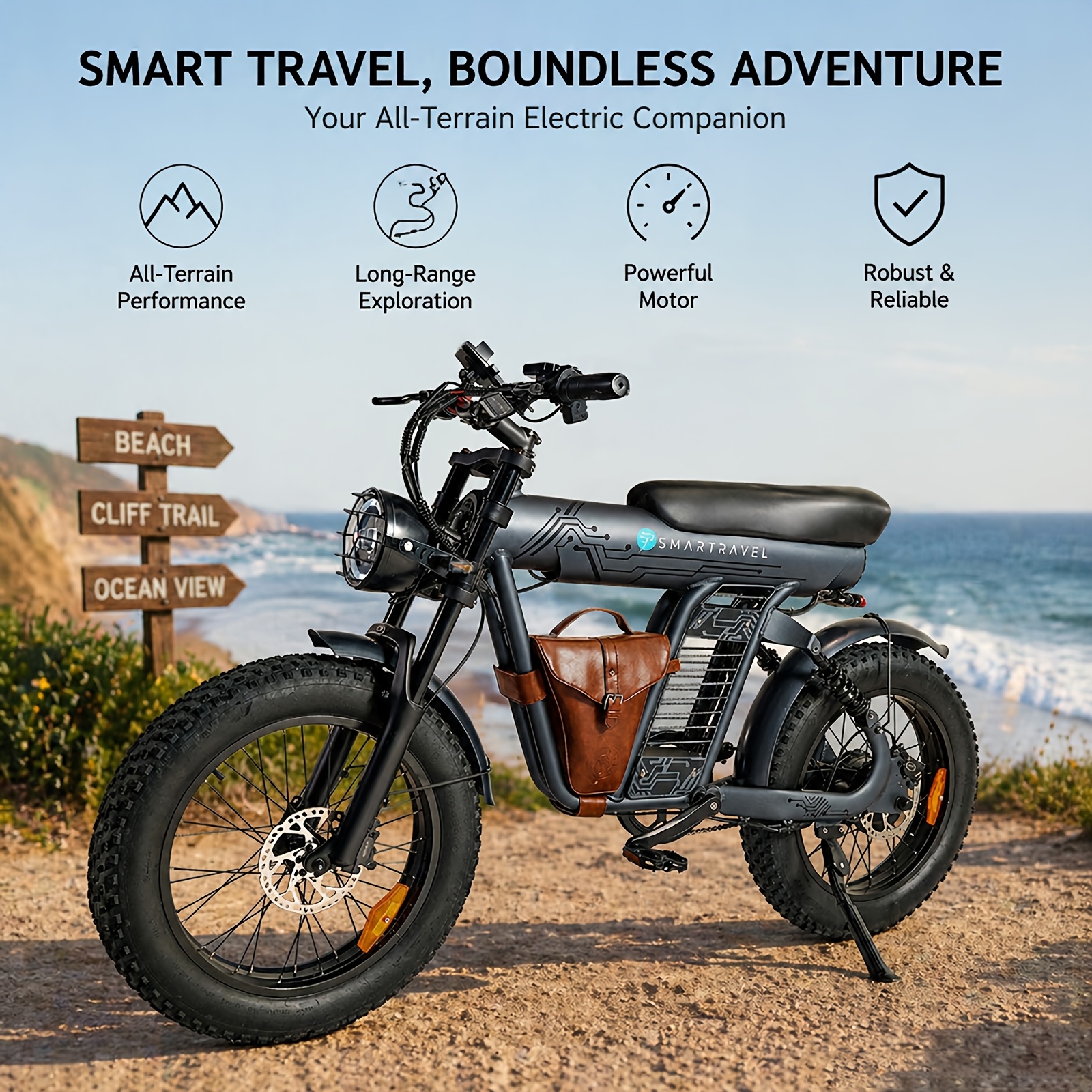 20 fat tire electric bike for adults 749w   motor 48v 25ah removable battery 19   aluminum frame with phone holder   terrain   e bike for city commuting beach riding outdoor travel perfect easter gift for men women Product details 7