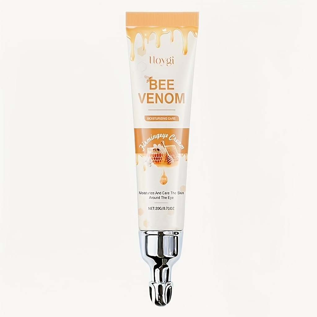 TEMU 1 Tube/2 Tubes Bee Venom Eye Gel - Rapid 60-second , Moisturizing And Tightening, Beige Formula, Suitable For Eye Puffiness And Hydration,