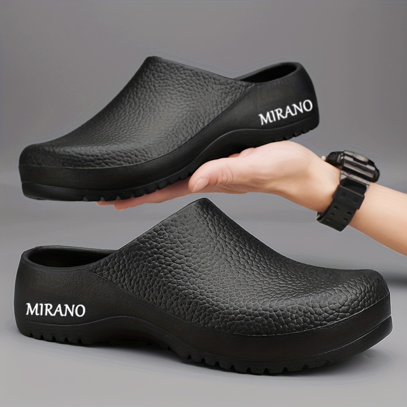 TEMU Chef Footwear For Both Genders, And, Non-slip Kitchen Footwear, -on Clogs For Men And Women, Durable Work Shoes, Footwear For Restaurant And