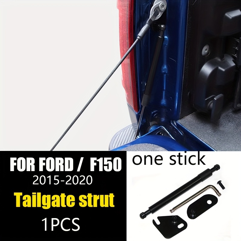 TEMU For Ford Tailgate Support Kit, 1pc Aluminum Alloy Hydraulic Rod Gas Strut Shock Absorber For 2015-2020 Models